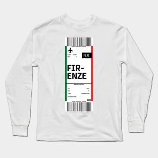 Boarding pass for Florence Long Sleeve T-Shirt